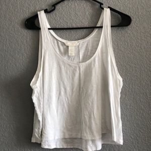 White crop top